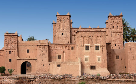 AMERGHIDIL Kasbah of Ouarzazate in Moroccoの写真素材