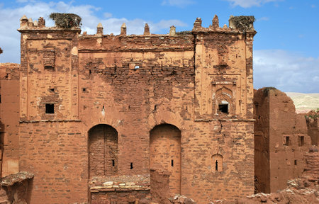 TELOUET Kasbah of Ouarzazate in Moroccoの写真素材