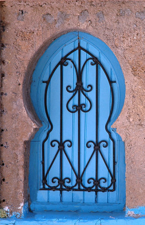 Traditional and handicraft window in Morocco