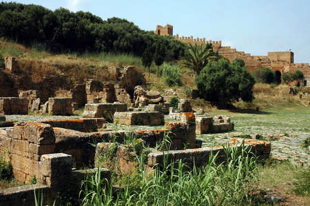 Kasbah Chellah in Rabat in Moroccoの写真素材