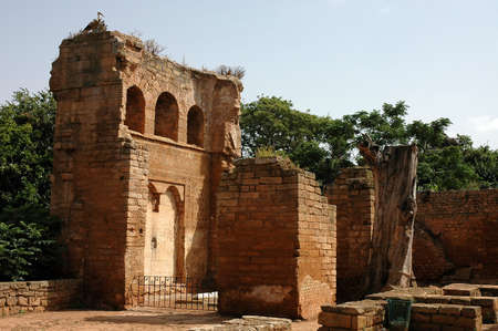 Kasbah Chellah in Rabat in Moroccoの写真素材
