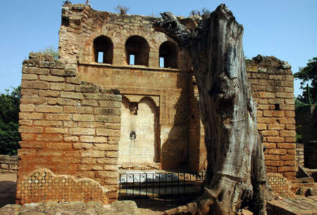 Kasbah Chellah in Rabat in Moroccoの写真素材