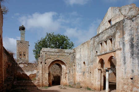Kasbah Chellah in Rabat in Moroccoの写真素材