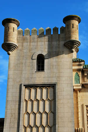 Old building spanish in nortern Moroccoの写真素材