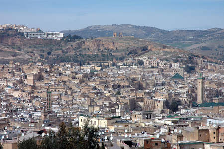 Fez the spiritual city in Moroccoの写真素材