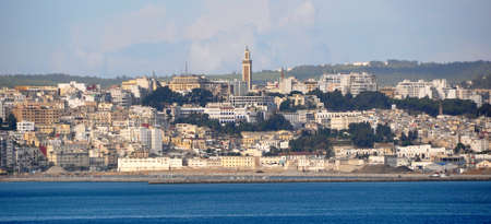 The mythical city of Tangier in Moroccoの写真素材