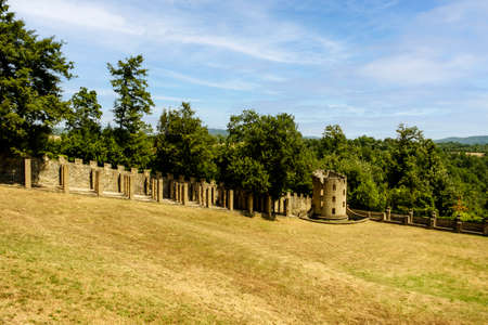 La Scarzuola, by architect Tomaso Buzzi. Montegabbione, Terni, Italy.のeditorial素材