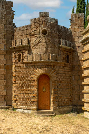 La Scarzuola, by architect Tomaso Buzzi. Montegabbione, Terni, Italy.のeditorial素材