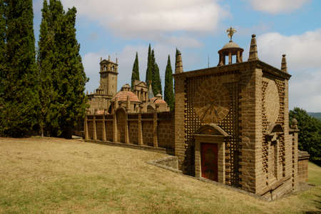 La Scarzuola, by architect Tomaso Buzzi. Montegabbione, Terni, Italy.のeditorial素材