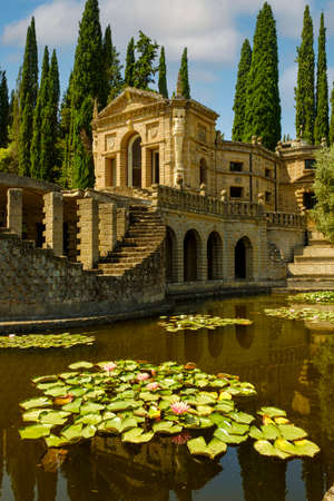 La Scarzuola, by architect Tomaso Buzzi. Montegabbione, Terni, Italy.のeditorial素材