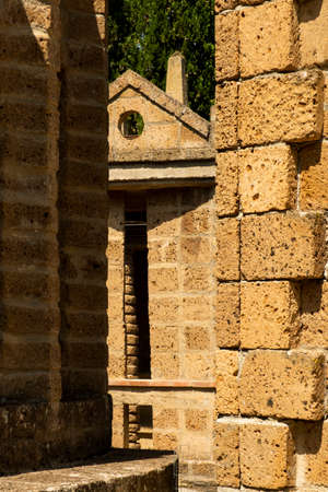 La Scarzuola, by architect Tomaso Buzzi. Montegabbione, Terni, Italy.のeditorial素材