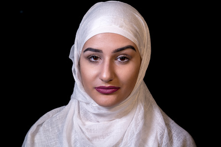 Muslim Woman With Hijabの写真素材