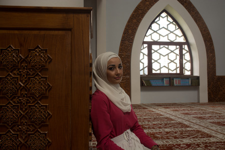 Girl with hijabの写真素材