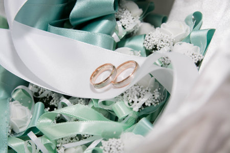 Wedding ringsの写真素材