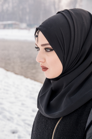 Portrait of beautiful girlの写真素材