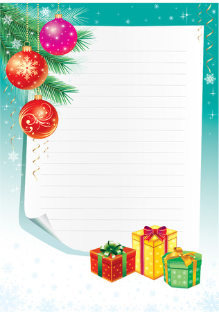 Merry Christmas and Happy New Year background.のイラスト素材