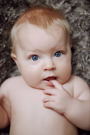 Beautiful cute adorable babyの写真素材