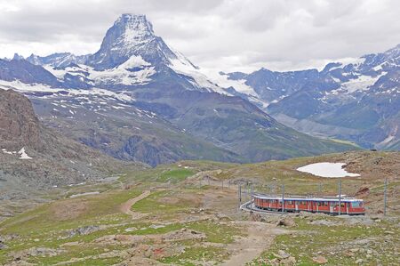 Gornergrat bahn  Switzerland の写真素材