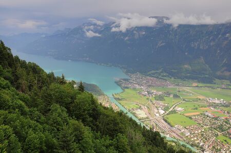 View of Interlaken  Switzerland  の写真素材