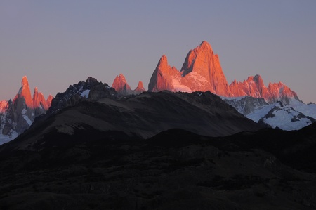 Fitz Roy mountain  Los Glaciares National park の写真素材