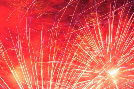 Fireworks   Day of the city  celebration  