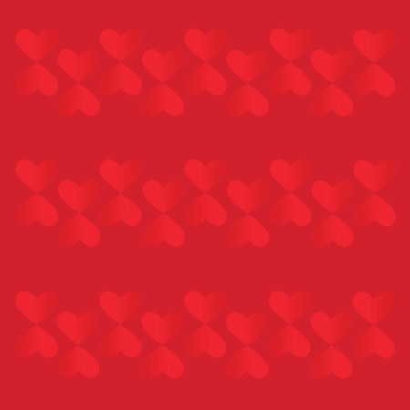 Red bows on the red のイラスト素材