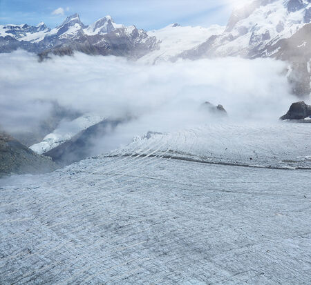 Mountain landscape  Swiss Alps の写真素材