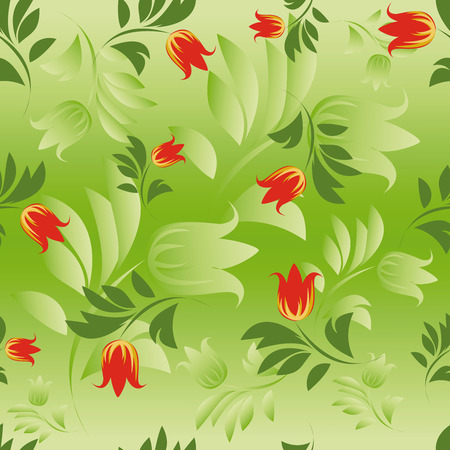 seamless floral patterns のイラスト素材