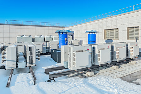 Air conditioning system Mitsubishi.のeditorial素材