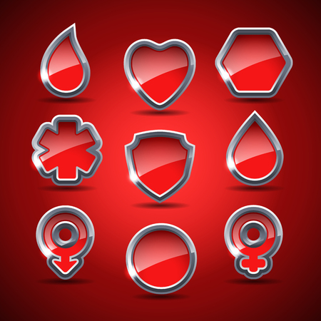 Set of the medical icons. Vector illustration.のイラスト素材