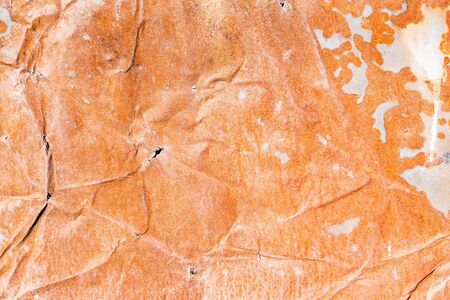 Close up of the old rust red background.の写真素材