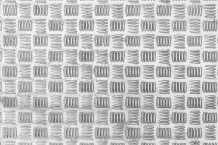 Close up of the silver colored metal background.の写真素材