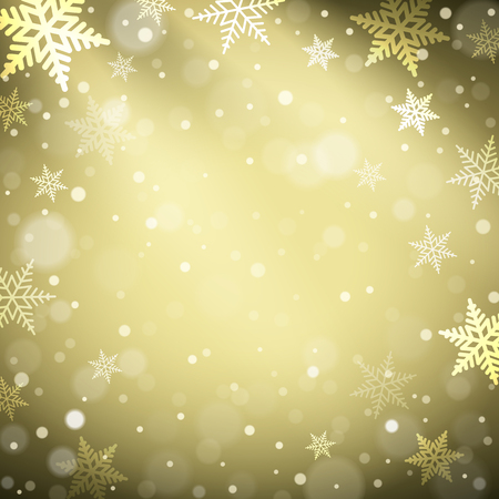 Christmas snowflakes on colorful background. Vector illustrationのイラスト素材