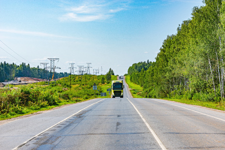 View of the highway at day time.
