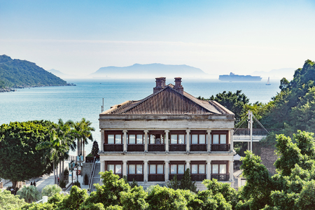 Murray house in Stanley town. Hong Kong.の写真素材