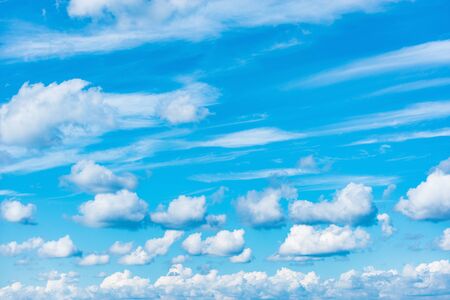Amazing cloudscape on the sky at midday time.