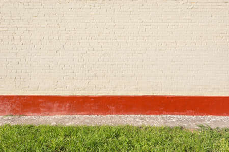 White brick wall background. Brick wall texture.の写真素材