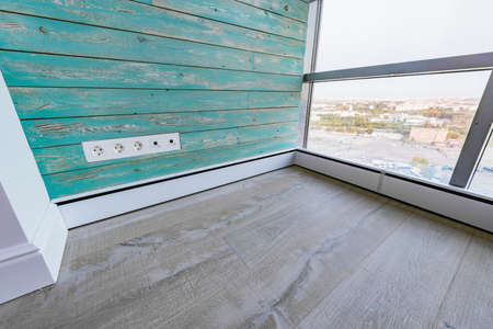 White plinth along the wall and floor.の写真素材