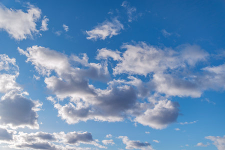 Colorful clouds on the sky at evening time.の写真素材