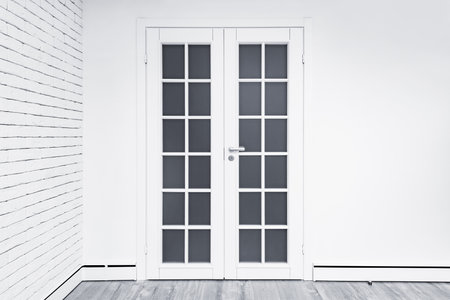 Doors inside of the luxury prestige apartments.の写真素材