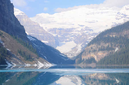 Lake Louise in Banff National park. Canada.の写真素材