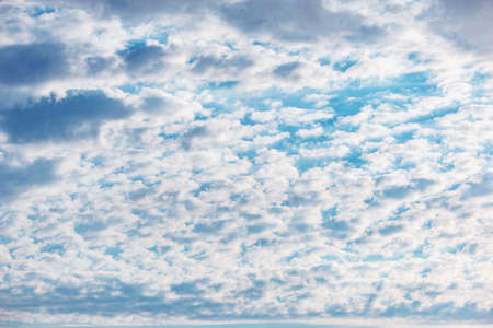Clouds on the blue sky. Cloudscape at day time.の写真素材