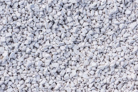 Pile of small stones on the construction site.の写真素材