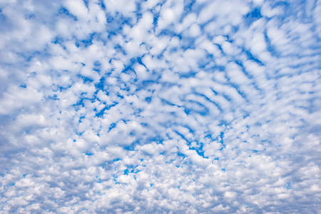 Clouds on the blue sky. Cloudscape at day time.の写真素材