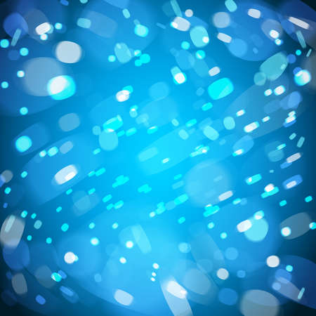 Christmas snowflakes on blue background. Vector illustration.のイラスト素材