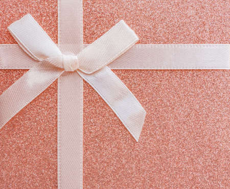 Cover of the present box pink background.の写真素材