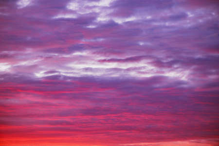 Amazing cloudscape on the sky at sunset time after rain.の写真素材