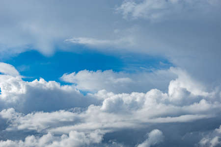 Evening cloudscape after the thunderstorm.