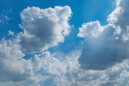 Amazing cloudscape on the sky at day time.の写真素材