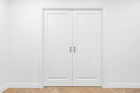 Doors inside of the luxury prestige apartments.の写真素材